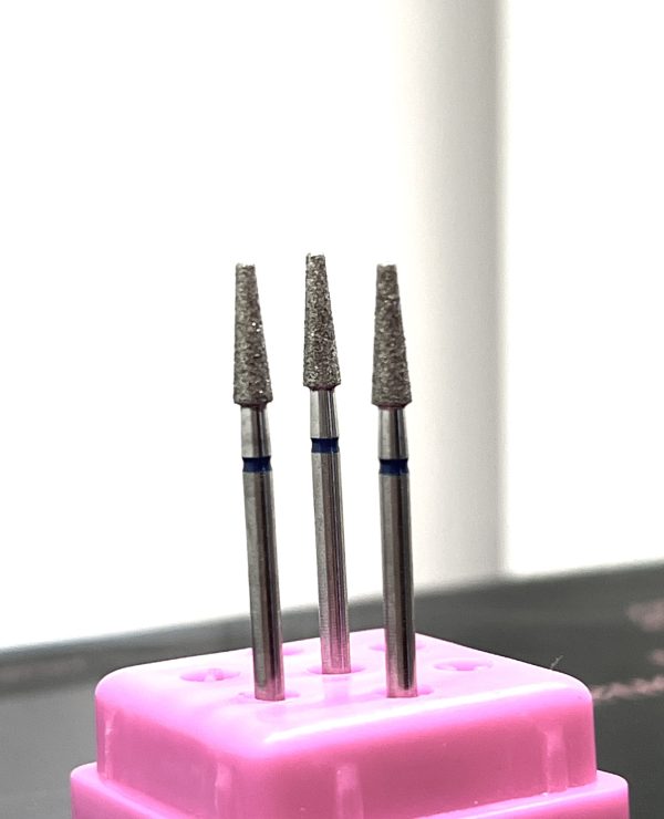 Диамантена фреза – накрайник, син конус