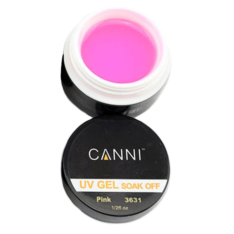 Canni Nail Extension Soak Off Pink Builder Gel 15ml-800×800