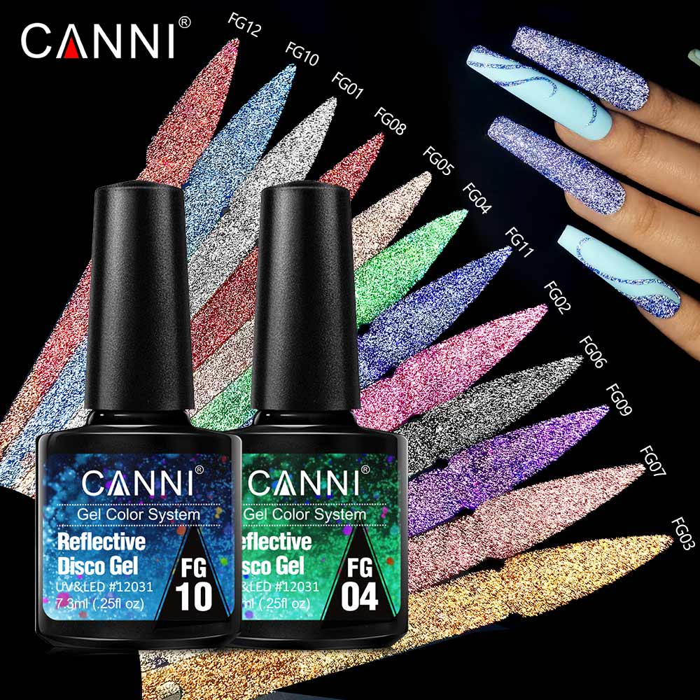 Canni-Reflective-Glitter-Gel-Nail-Polish-Venalisa-Supply-Sparkle-Disco-Gel-Soak-Off-UV-LED-Nail
