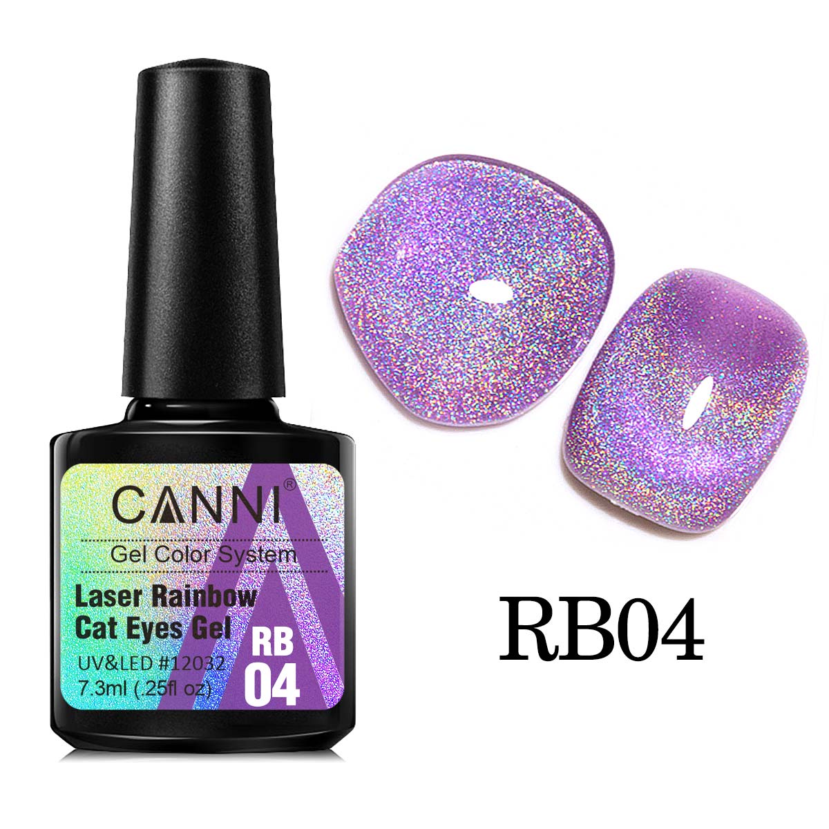 Venalisa-Supply-Canni-Laser-Rainbow-Cat-Eye-Gel-Nail-Polish-Full-Coverage-Diamond-Glitter-Magnet-Semi