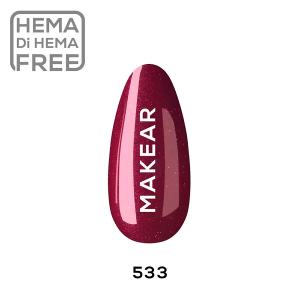 Гел лак 533 Makear 8ml