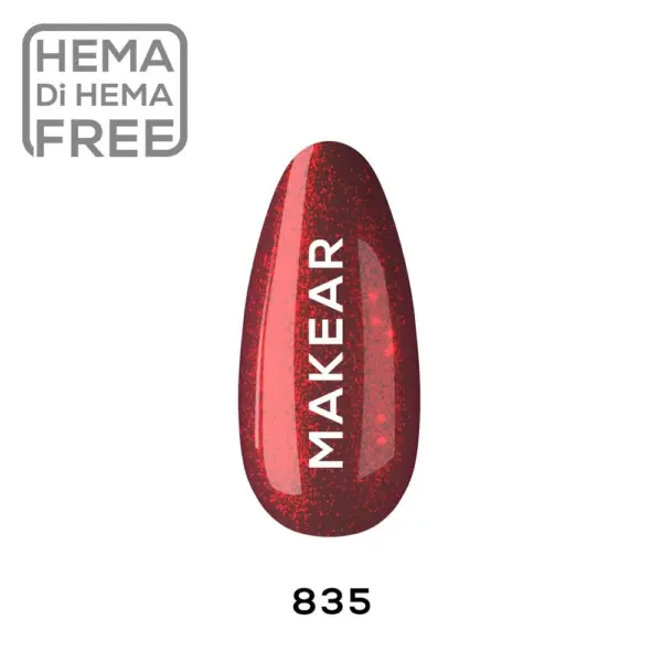 Гел лак 835 Makear 8ml