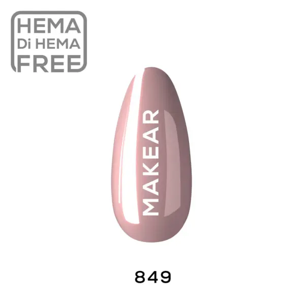 Гел лак 849 Makear 8ml