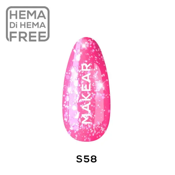 Гел лак S58 Makear 8ml
