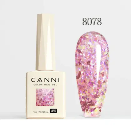 Гел лак Canni 8078 Hema Free 9 ml