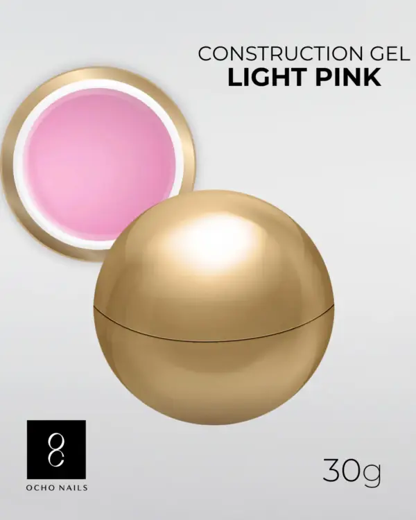 Изграждащ гел Light Pink 30 gr, Ocho Nails