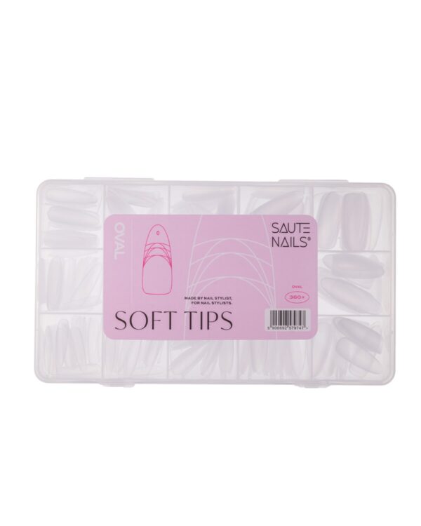 Soft Tips Oval Saute Nails