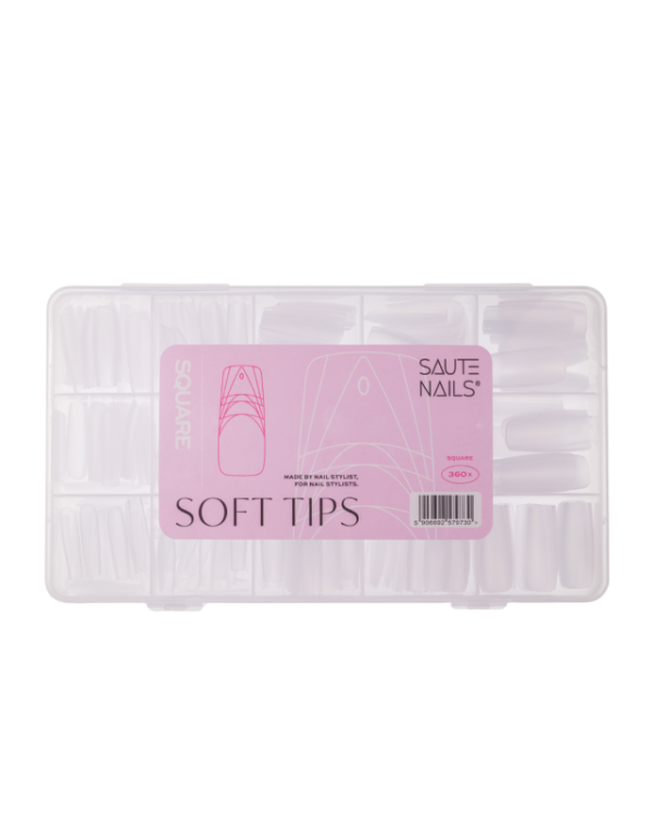 Soft Tips Square Saute Nails