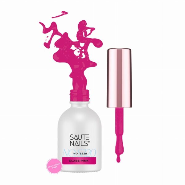 Гел лак Glass Pink S320 8ml.